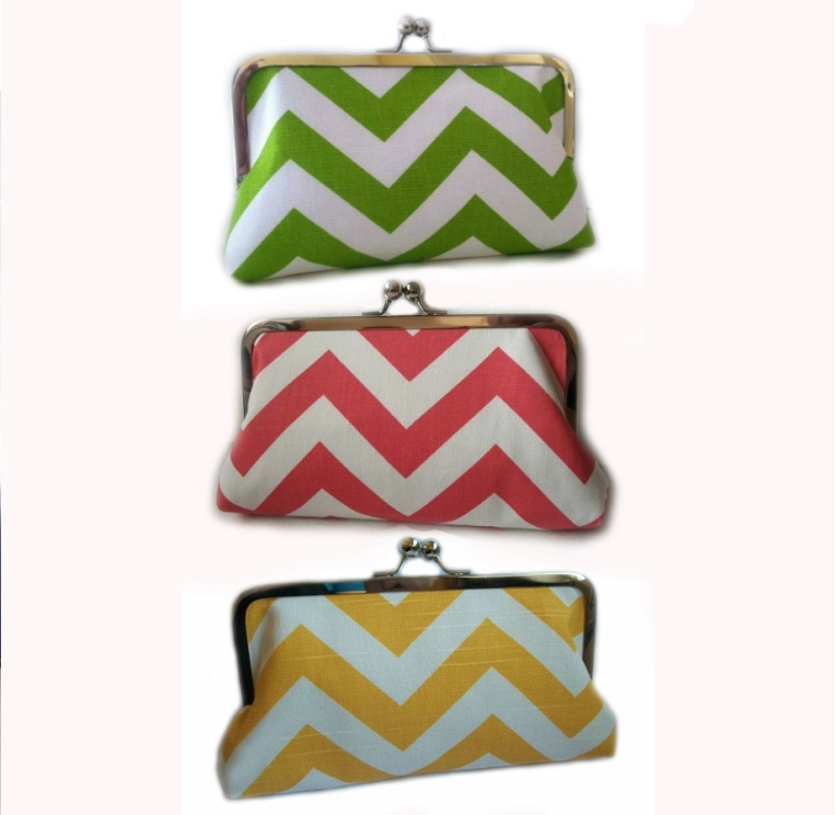 Chevron Clutches from Flora